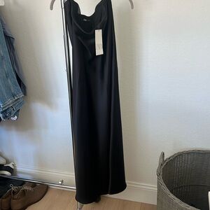 Zara midi strapless dress